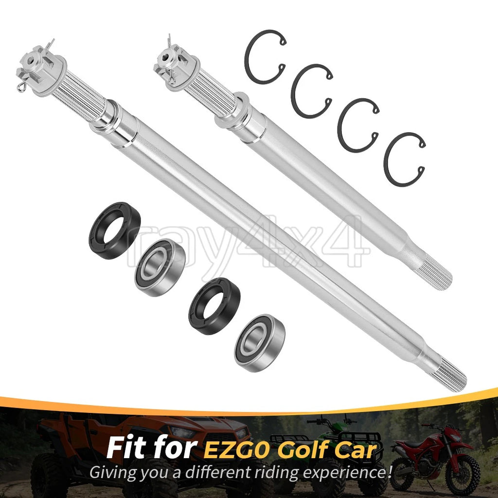 Rear Axle Shaft for EZGO RXV Electric (2008–Present) 620337 614208 620341 614209
