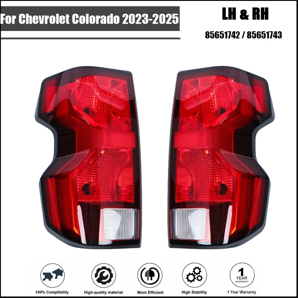 Set of 2 LED Tail Light Assemblies for Chevrolet Colorado (2023–2025)