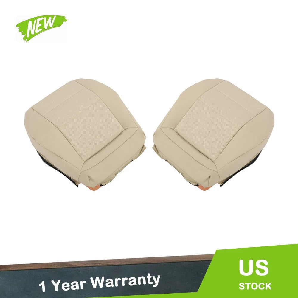Set of 2 Front Bottom Seat Covers for Mercedes Benz GLK250 350 (2008–2015) Ivory