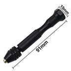 Electric Hand Drill with 25pcs Drill Bits and Chuck for Circuit Board