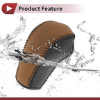 Gear Shift Knob Cover for Subaru Forester (2014–2017) Black Brown