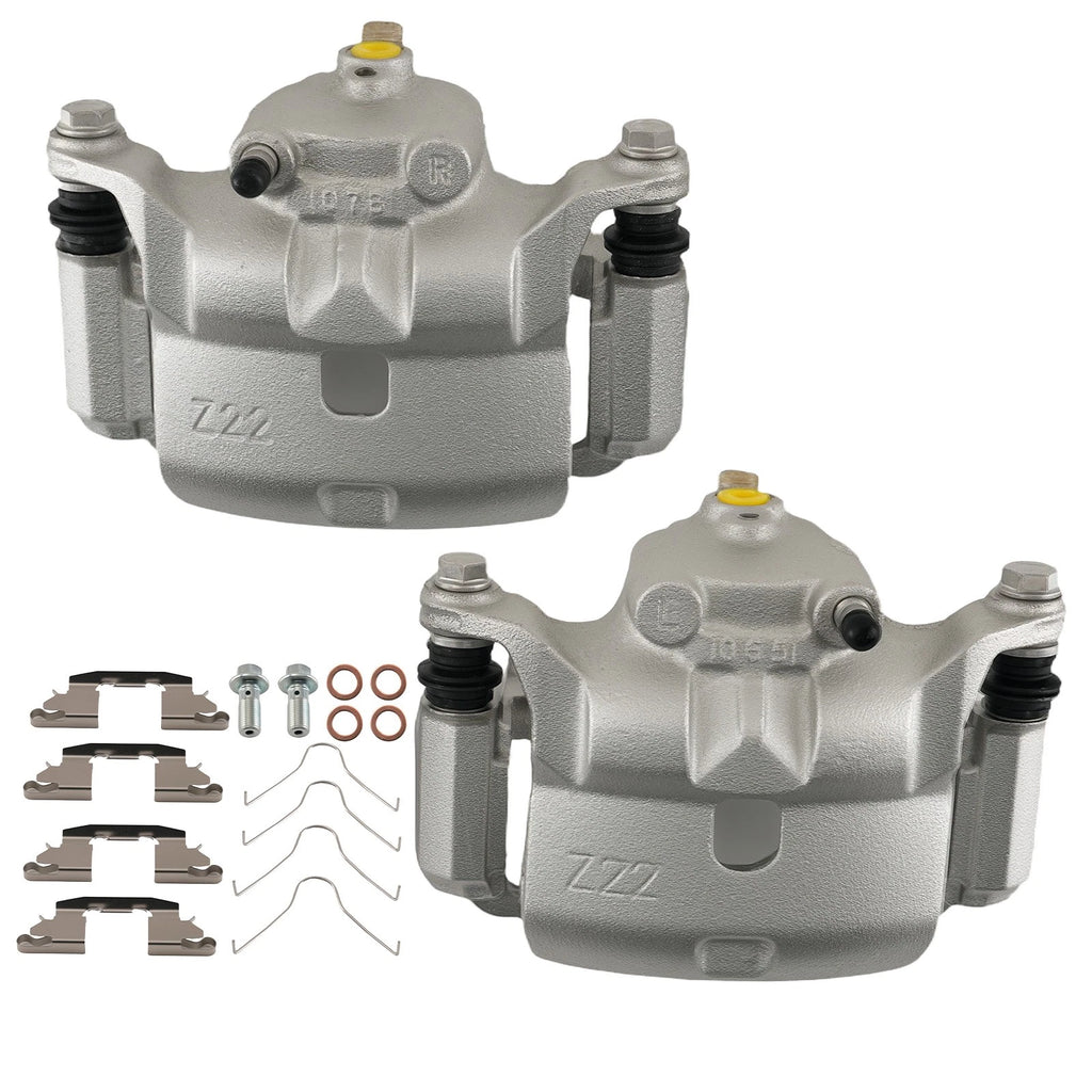 Front Left & Right Disc Brake Calipers Set for Nissan March Micra Versa Note