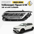 LED Headlight for Volkswagen Tiguan S|SE (2022–2024) W/O AFS Left Driver Side