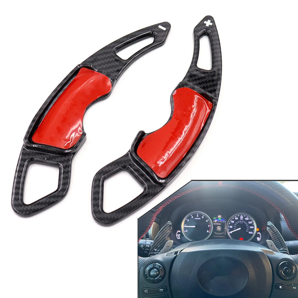 Pair Steering Wheel Shift Paddle Extensions for Lexus RC NX IS CT200h (2015–2021)