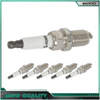 Set of 6 Nickel Spark Plugs for Mercedes-Benz CLK320 E320 V6 3.2L (1998–2005)
