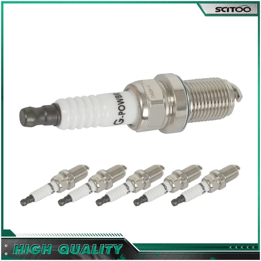 Set of 6 Nickel Spark Plugs for Mercedes-Benz CLK320 E320 V6 3.2L (1998–2005)