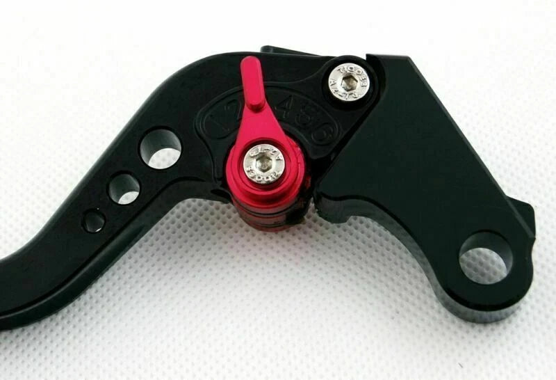 Long Brake Clutch Levers for Suzuki GSXR1000 (2007–2008) Black T9
