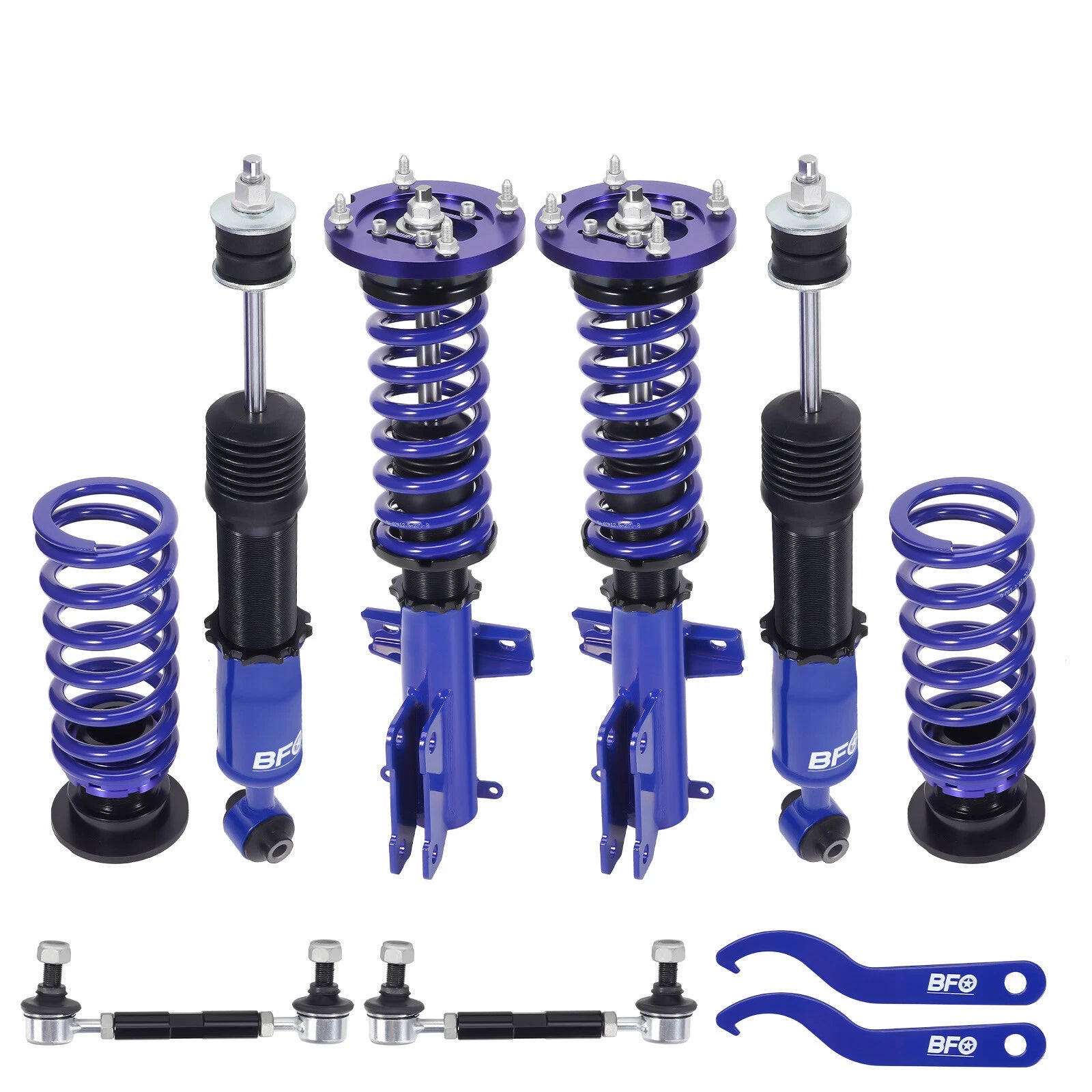 BFO Coilovers Suspension Shocks Kit For Ford Mustang 2005-2014 Coupe 2-Door