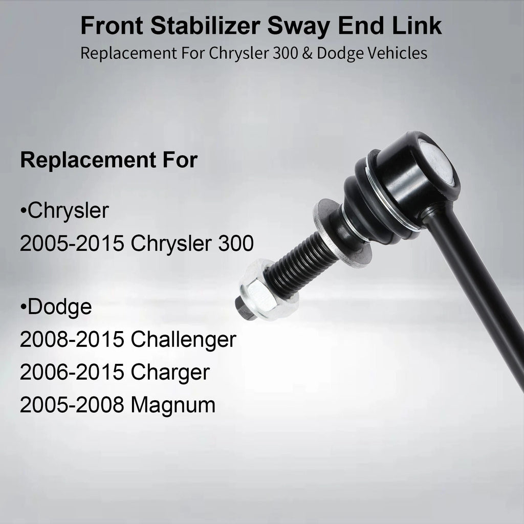 2X Front Sway Bar Links for Chrysler 300 Dodge Challenger Charger (2005-2019)