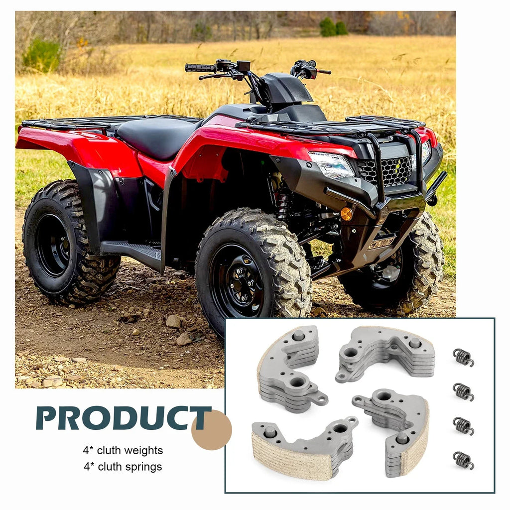 One-Way Centrifugal Clutch Shoes for Honda Rancher TRX420 (2013–2020)