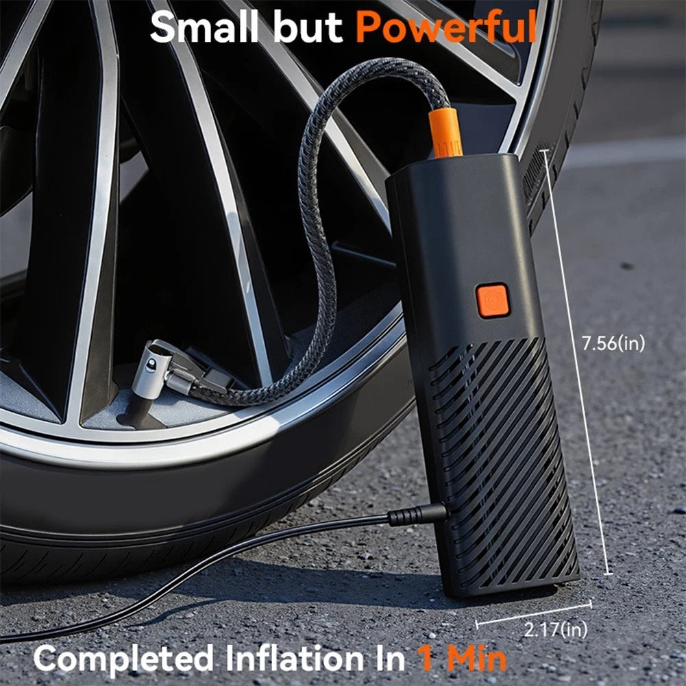 Portable Tire Pump for Cars (High-speed Motor)