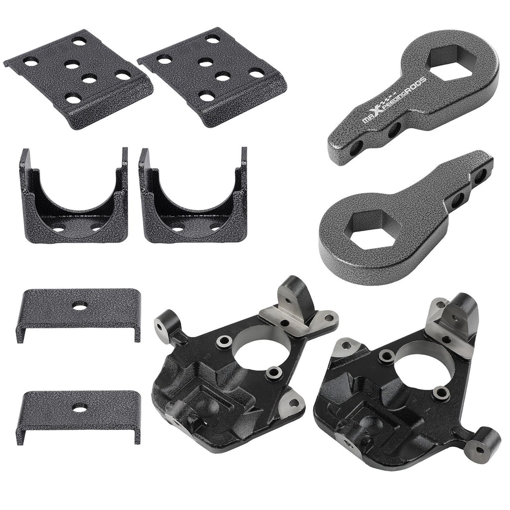 4" Front 6" Rear Drop System for Chevy Silverado GMC Sierra 1500 4WD (1999–2007)