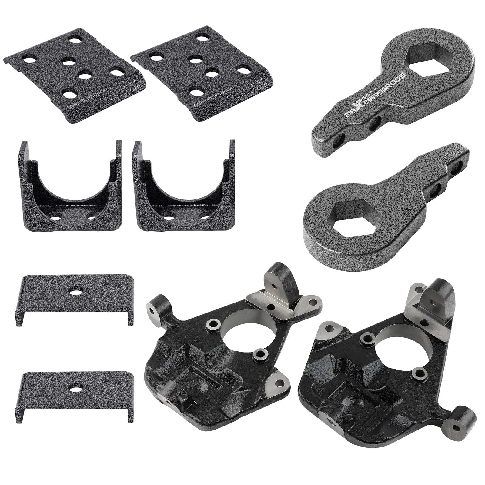 4" Front 6" Rear Drop System for Chevy Silverado GMC Sierra 1500 4WD (1999–2007)