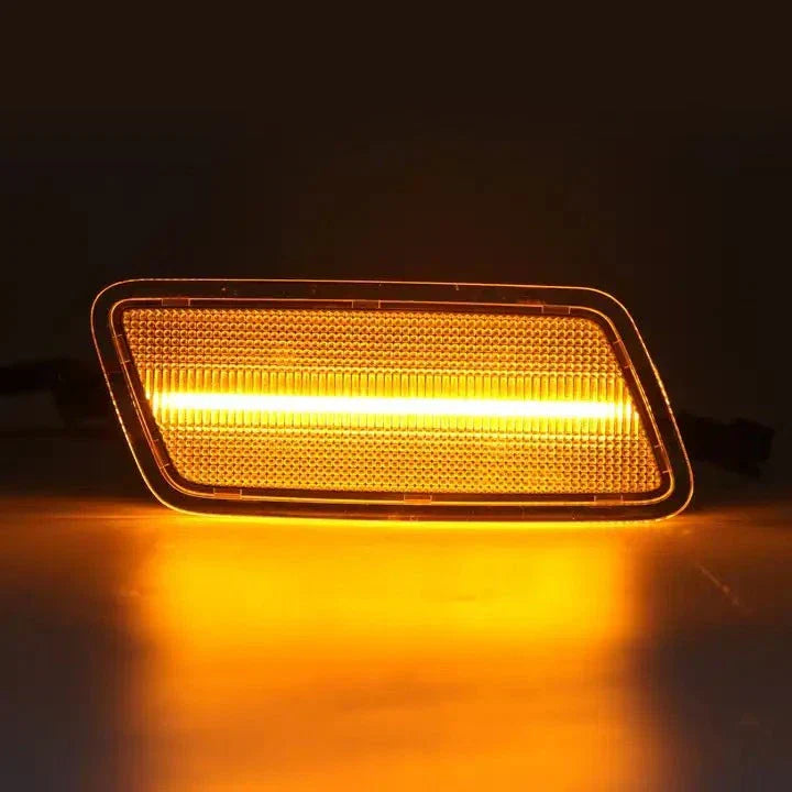 Clear Front Rear LED Side Marker Lights for Audi S7 RS7 (2012–2018)