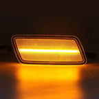 Clear Front Rear LED Side Marker Lights for Audi S7 RS7 (2012–2018)