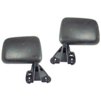 LH+RH Black Manual Door Mirrors Pair for Toyota Hilux 1983-2004 Left Right L+R