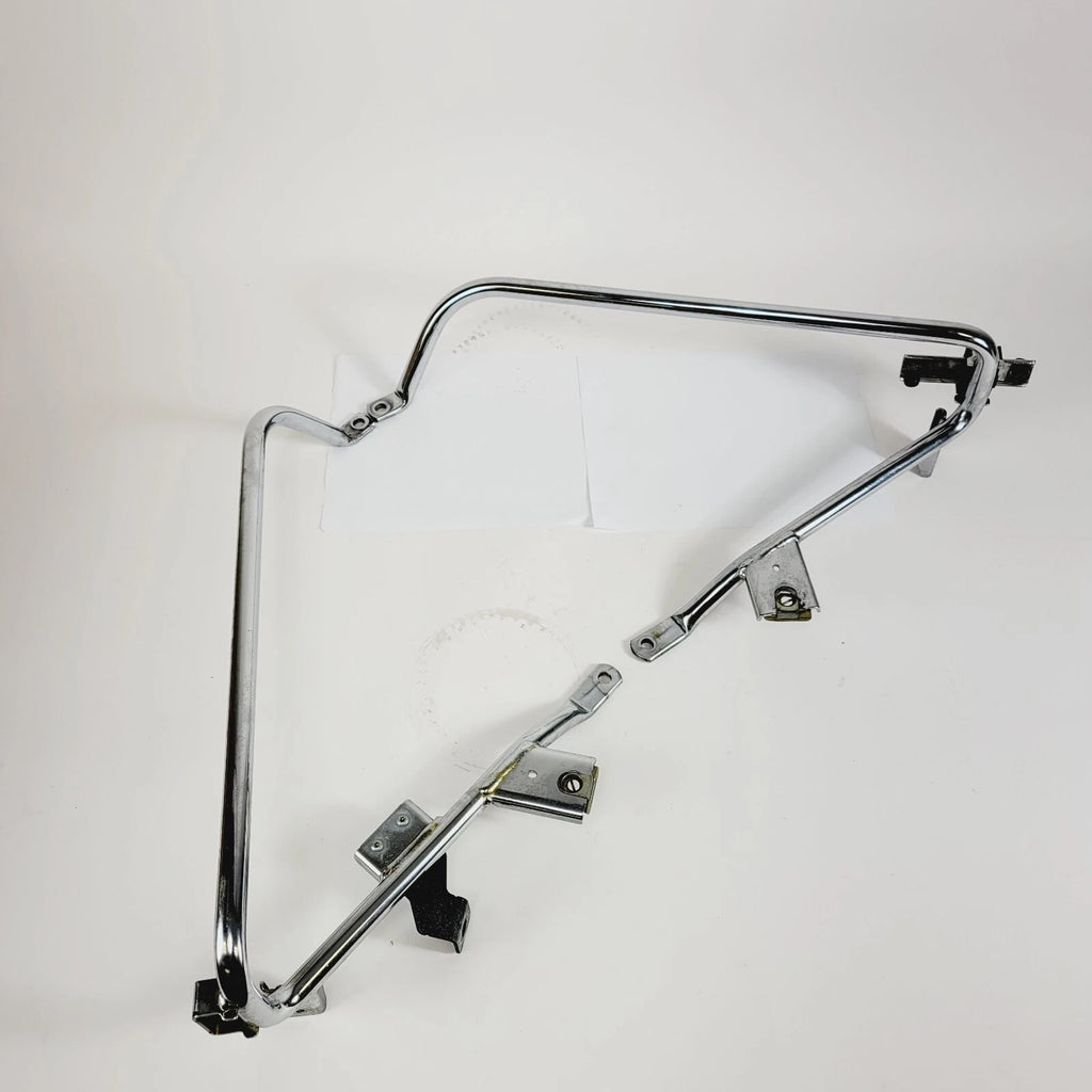 Chrome Saddlebag Lower Support Mount Rails for Harley Touring (2009–2013)