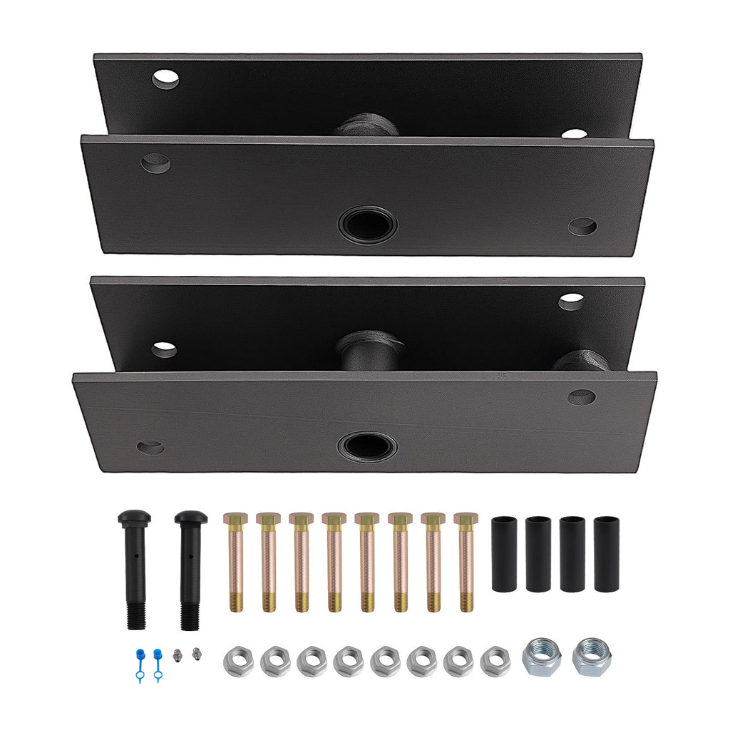 12" Steel Equalizer Hanger Kit for Dual Axle Trailer (2" Wide)