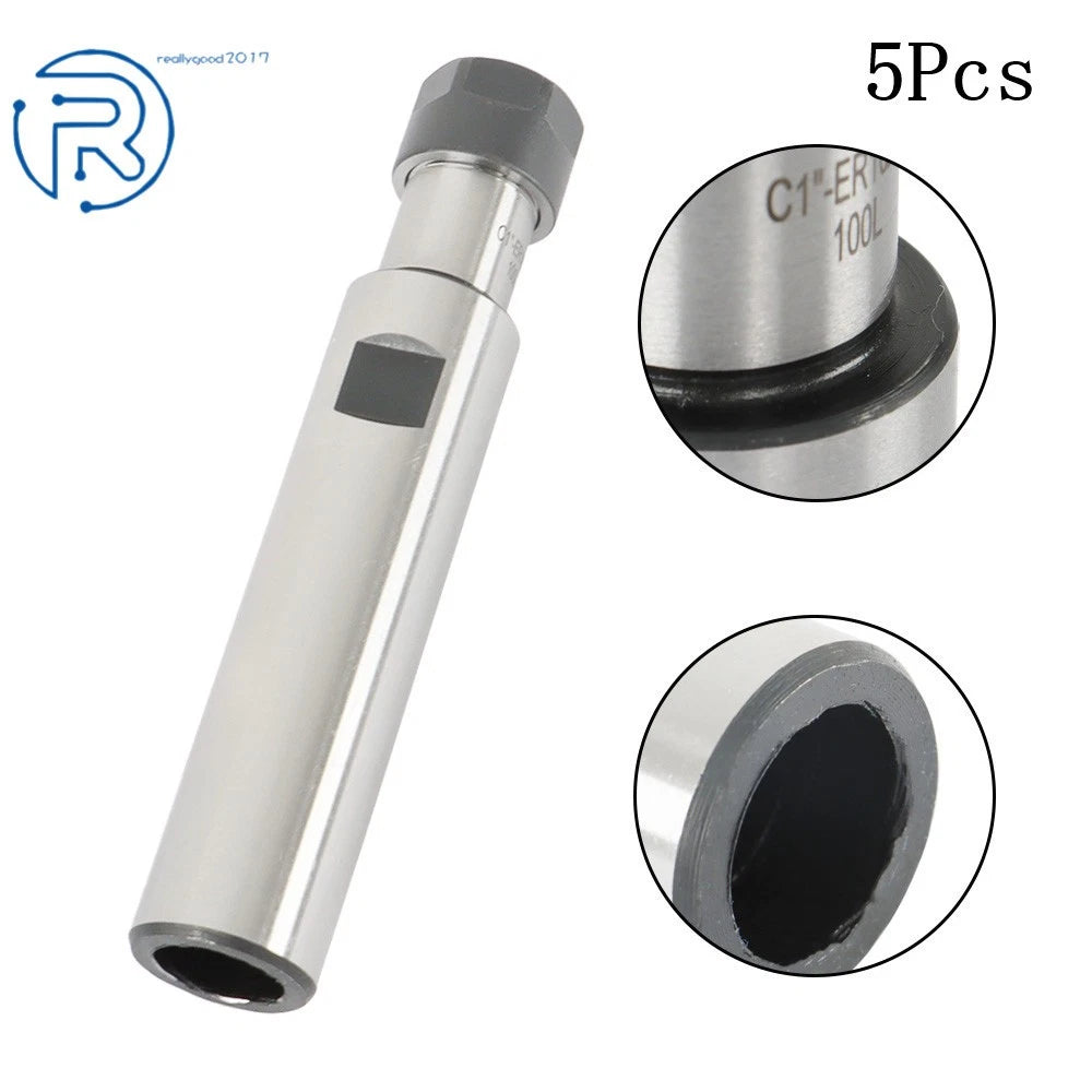 Set of 5 Collet Chucks for Milling Lathe (C1 ER16)