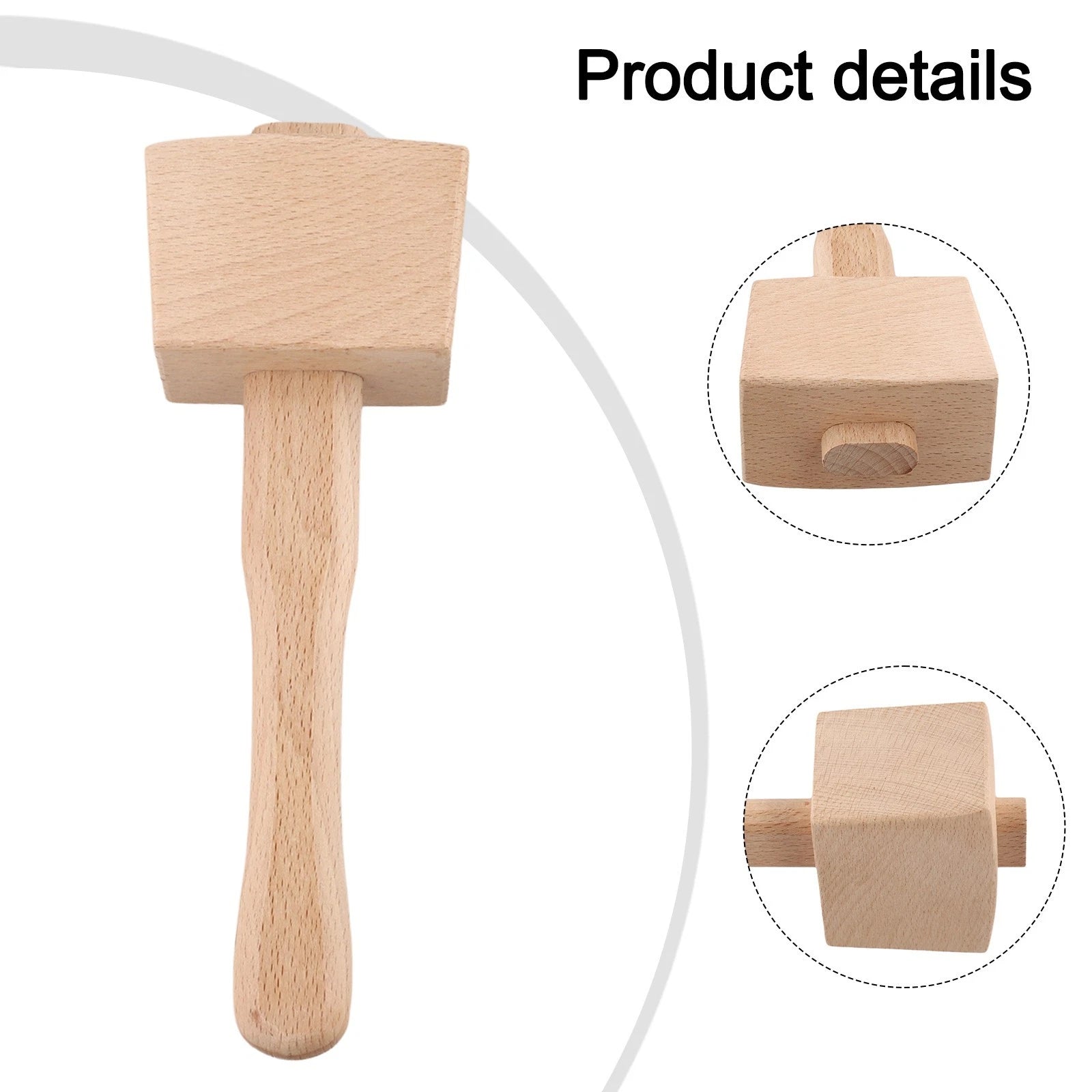 Beechwood Mallet for Woodworking Tools (Comfort Design)