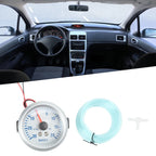 Turbocharger Boost Gauge 12V 52mm for Car Modifications (30-20 PSI) Blue Light