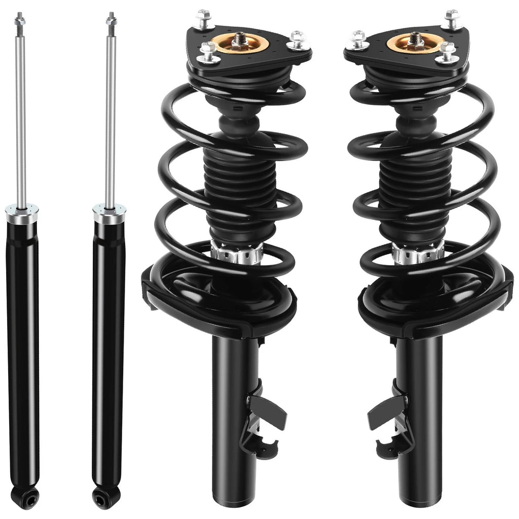 Set of 4 Quick Complete Struts & Rear Shocks for Ford Focus (2012–2013)