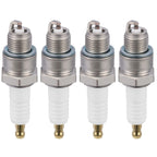 Set of 4 Ceramic Iridium Spark Plugs for Yamaha Big Wheel 80 (1986–1988) 6422