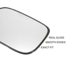 Left Side Heated White Mirror Glass for Honda Civic (2001–2005)
