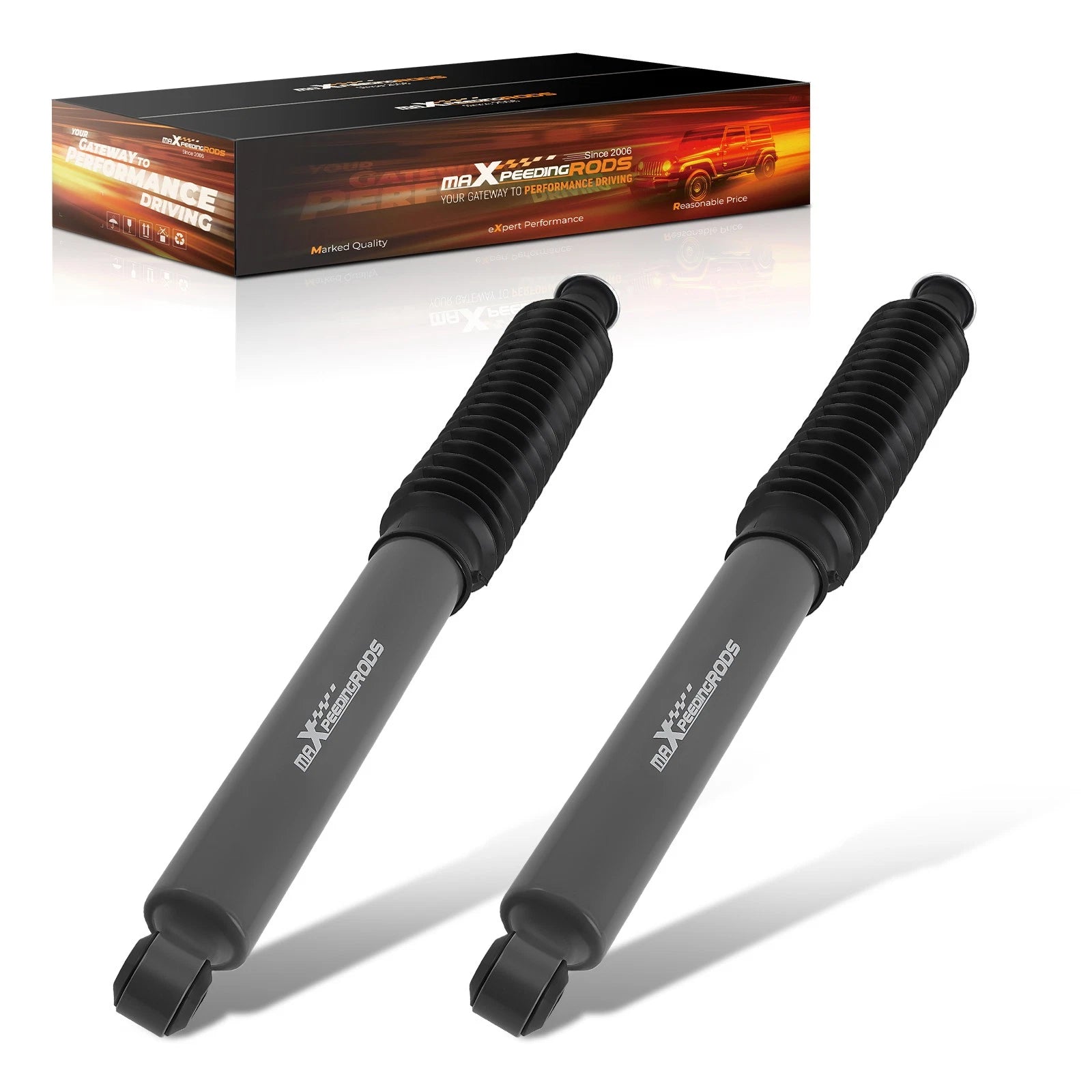 Off-Road Suspension Lift Shocks for Chevy 2500HD Silverado Sierra (2001–2010)