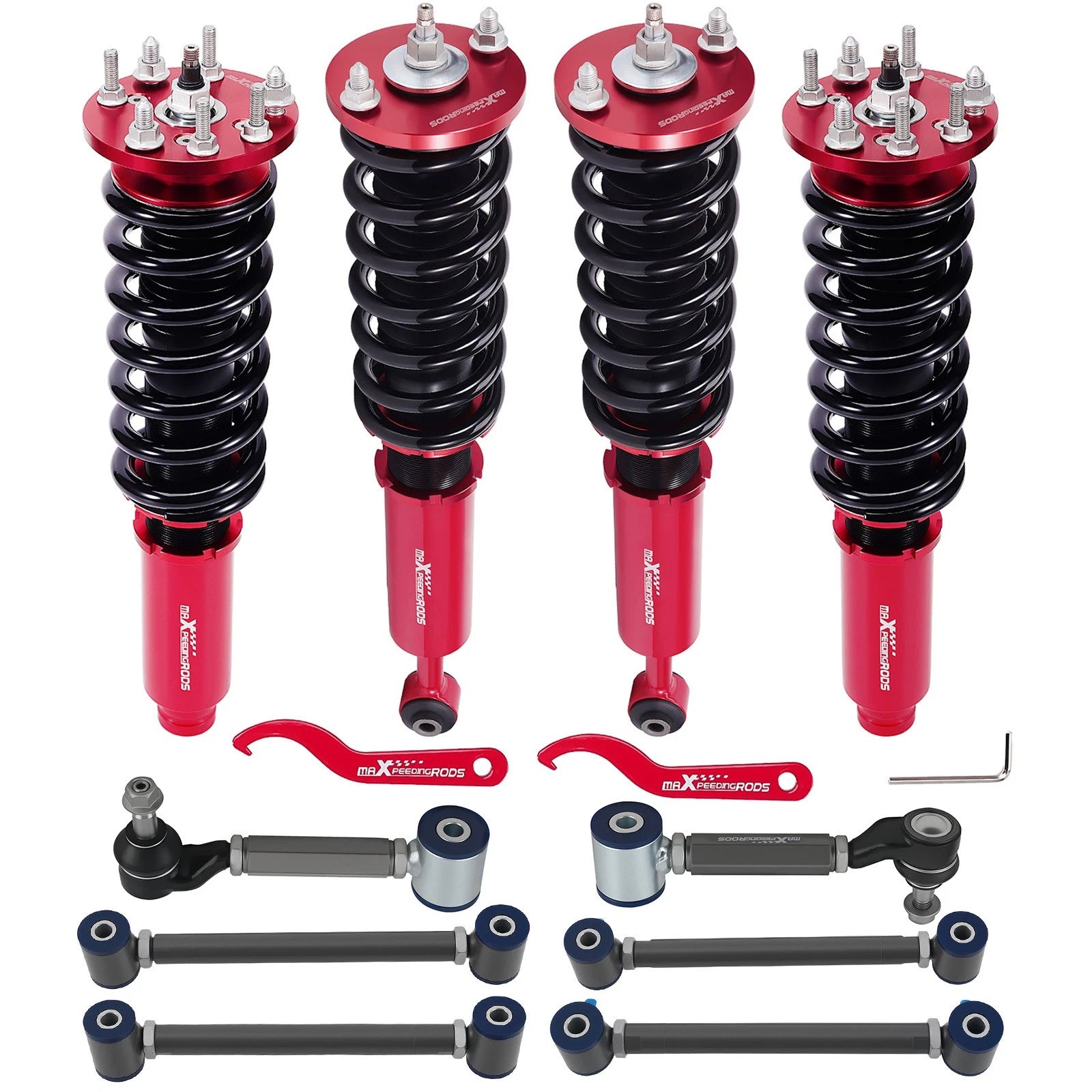 24 Way Damper Coilover + Rear Camber Arm Kit for Honda Accord (2003–2007)