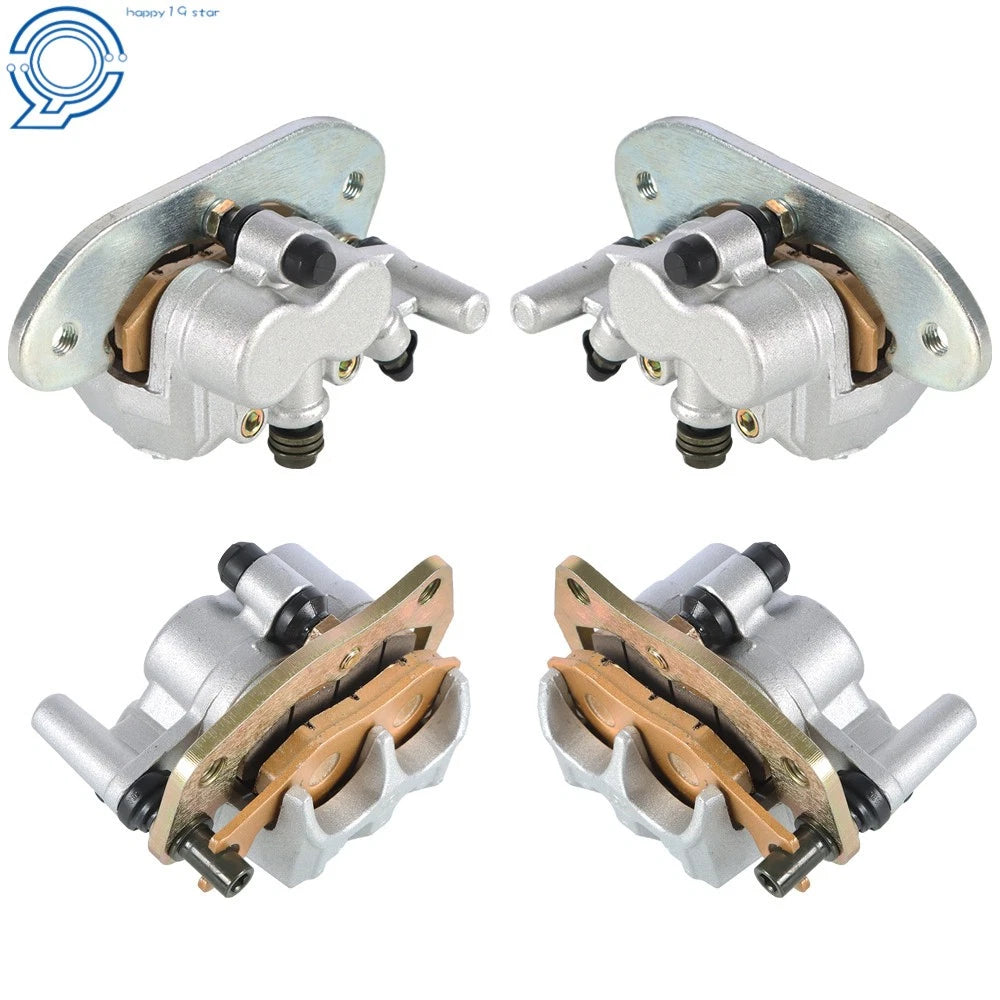 Set of 2 Front & Rear Brake Calipers for Yamaha Rhino 700 (2008–2013)
