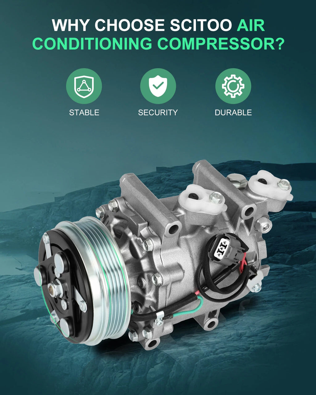A/C Compressor for Honda Fit 1.5L (2009–2013)