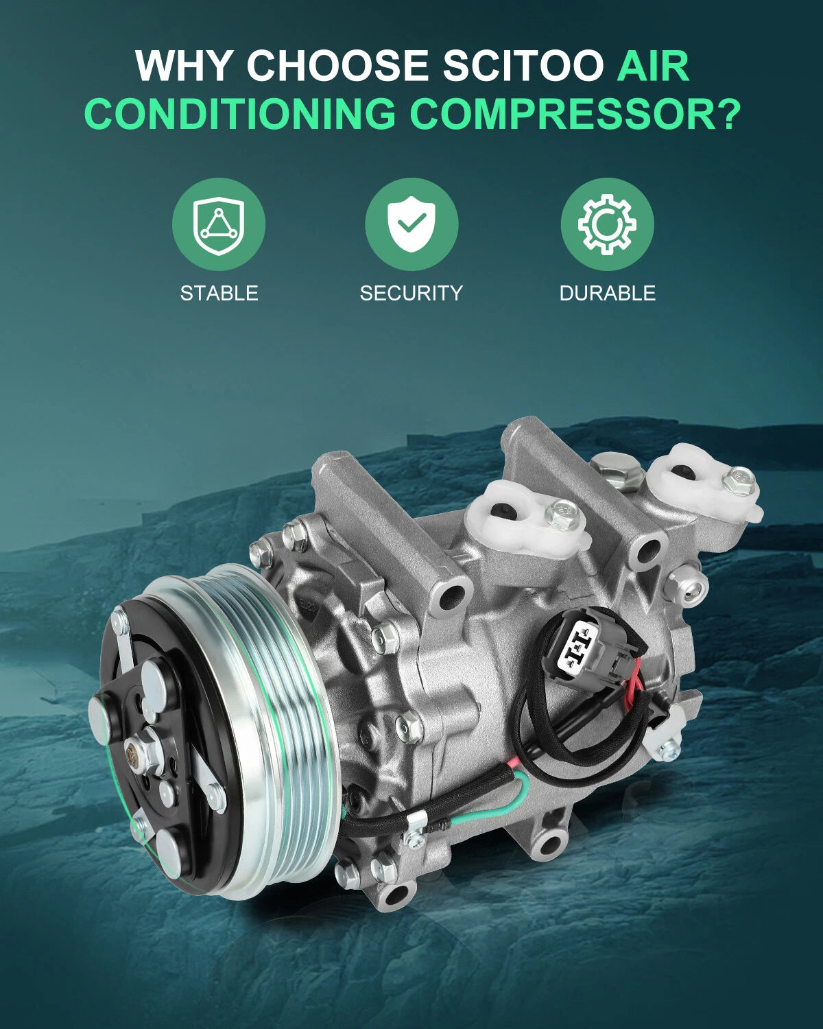 A/C Compressor for Honda Fit 1.5L (2009–2013)