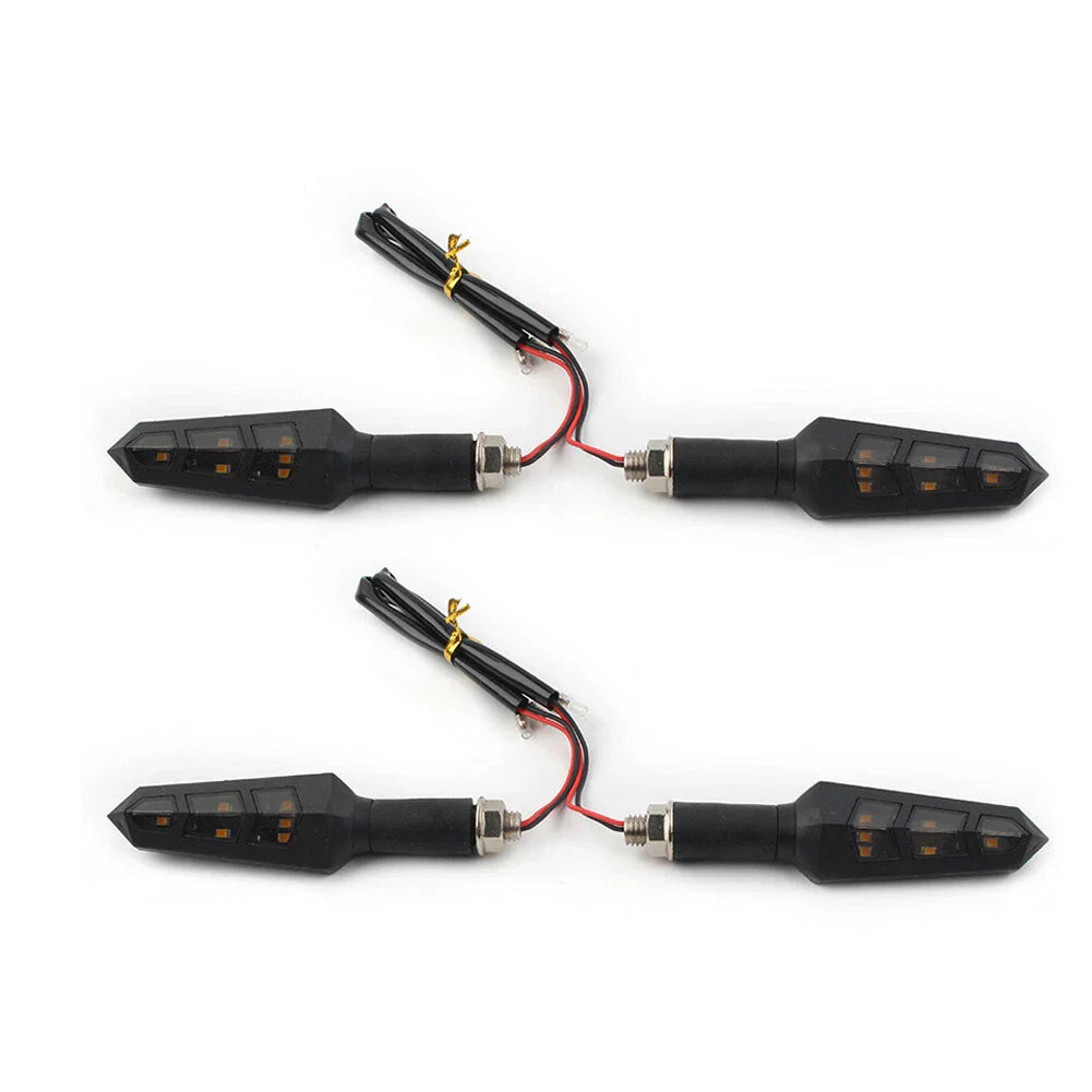 4 x Motorcycle LED Turn Signal Lights for Universal Scooter