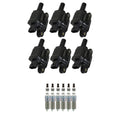 Set of 6 NGK Ignition Coils & Iridium Spark Plugs for Express 2500 3500