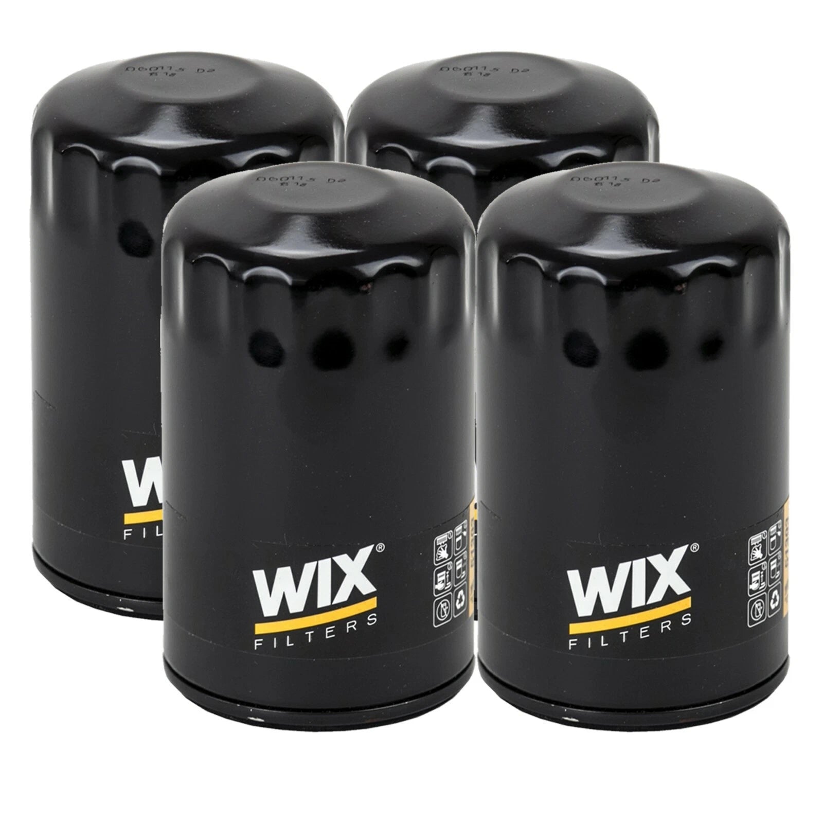 Set of 4 WIX Engine Oil Filters for Audi 100 Quattro VW Beetle Golf Jetta Passat