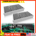 2X Activated Carbon Cabin Air Filter for Mercedes-Benz GL350 GL450 (2010–2019)