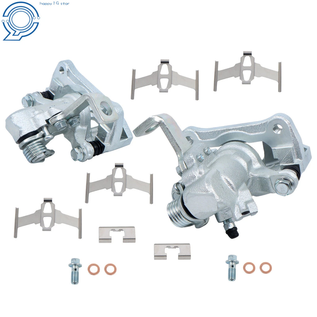 Set of 2 Rear Brake Calipers 19-B1557 for Acura Integra (94–01) & Honda Civic (92–00)