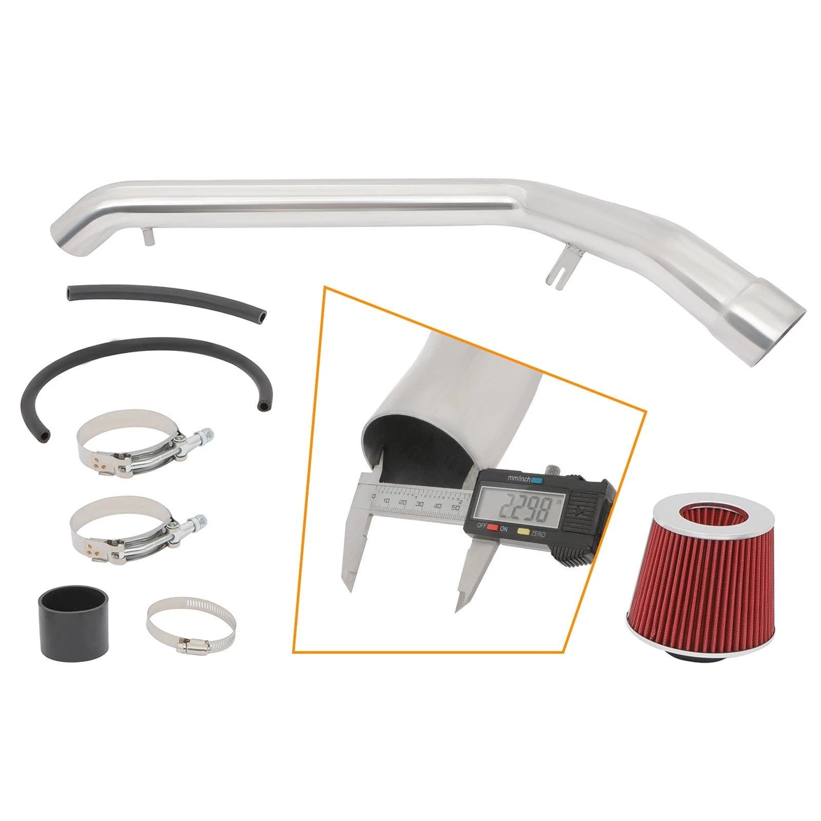 Cold Air Intake Kit & Air Filter for Honda Civic LX Si 1992–1995