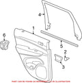 Rear Door Window Switch for Dodge Durango (2011–2023) 68085690AC