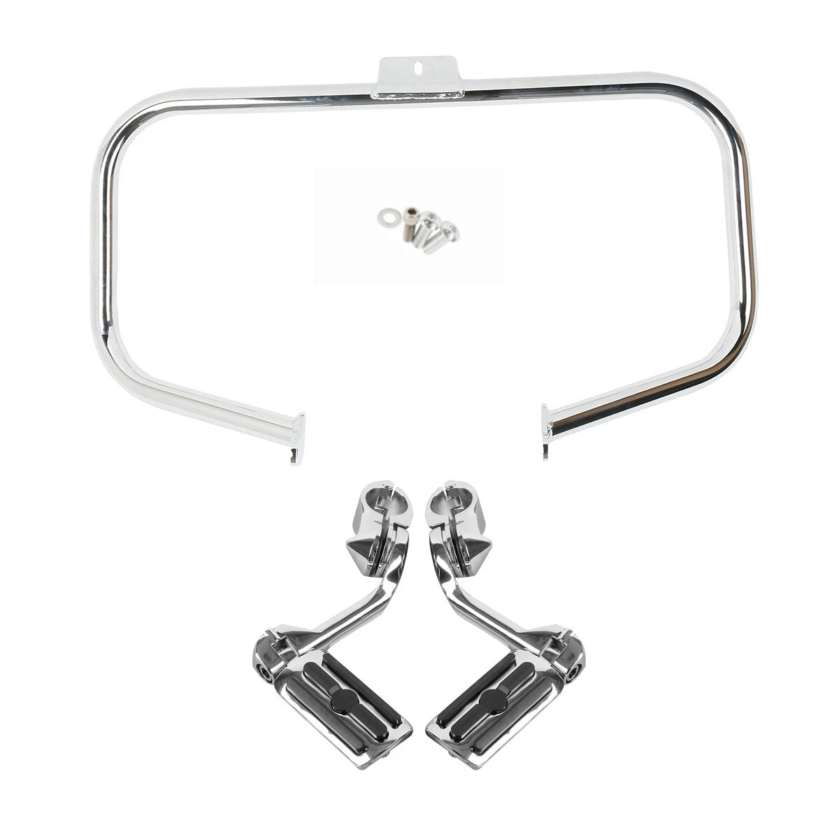 Engine Guard Crash Bar & Highway Foot Pegs for Harley Heritage Softail (2000–2017)