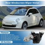 Rear Windscreen Wiper Motor for Ford KA (2008–2016), Fiat 500 (2007–2025) 3 Pin