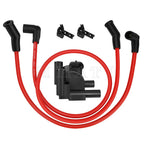 Ignition Coil w/ Spark Plug Wire Cap for Harley FXD (2000–2017)
