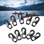10 Pack Nylon Dragon Snap Hooks for Kayak Canoe Boat