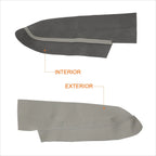 Set of 2 Front Door Armrest Covers for Honda CR-V (2007–2012) Microfiber Leather Grey