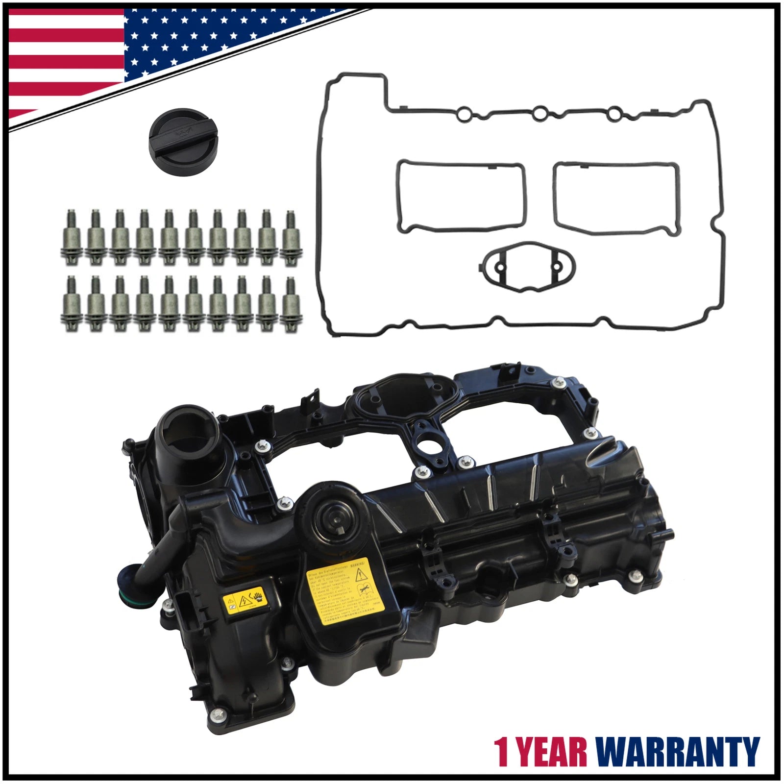 Valve Cover Kit for BMW N20 228i 320i 328i 528i xDrive X3 X5 X1 Z4 (2012–2018)