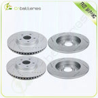 Front & Rear Brake Rotors for Pontiac Vibe (2009–2010) 275mm 259mm Drill Slot