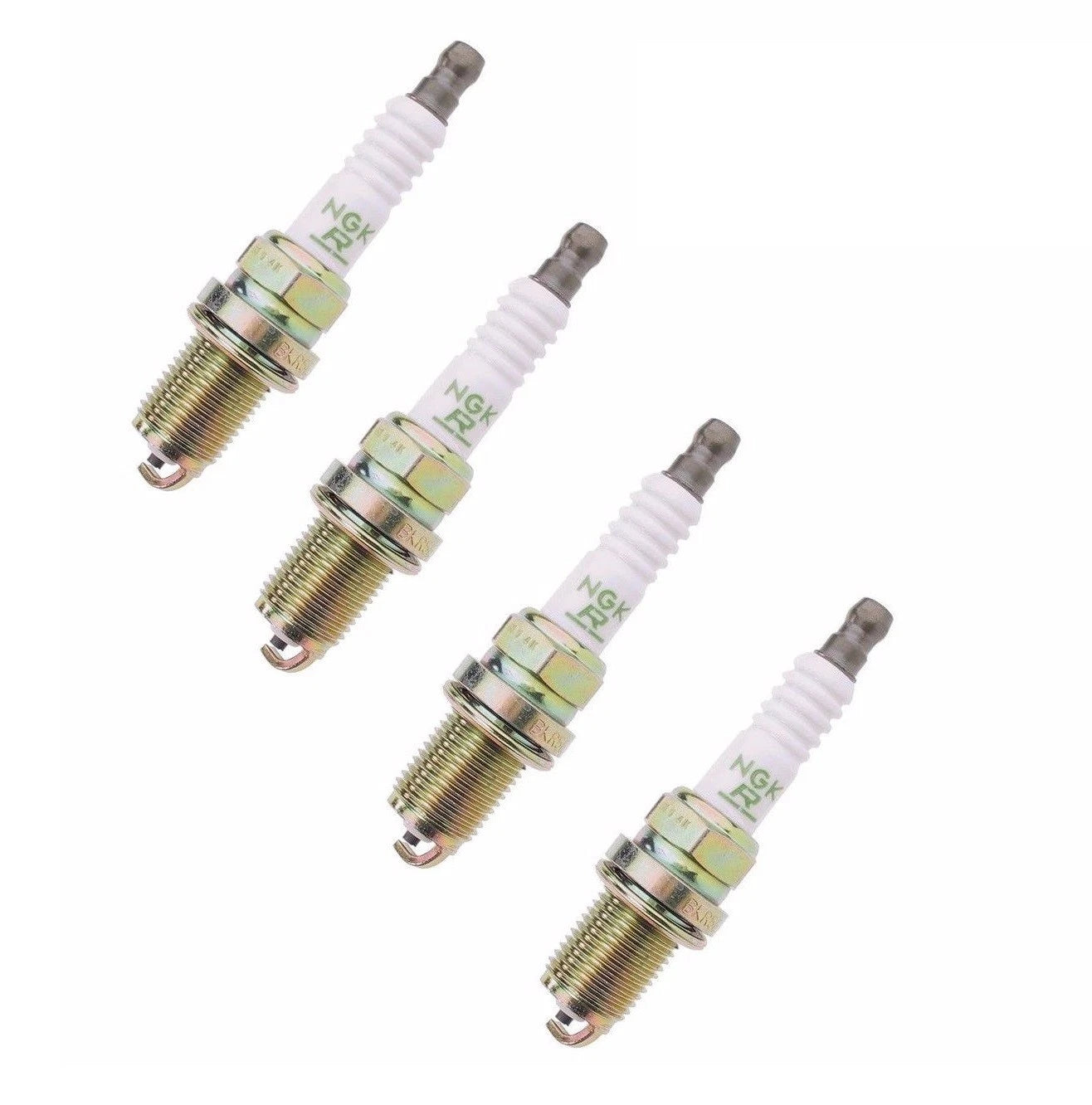 Set of 4 Spark Plugs BKR5E11 for Acura Kia Rio Mazda