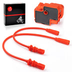 Ignition Coil & Spark Plug Wire Cap for Polaris Scrambler Sportsman 850 1000