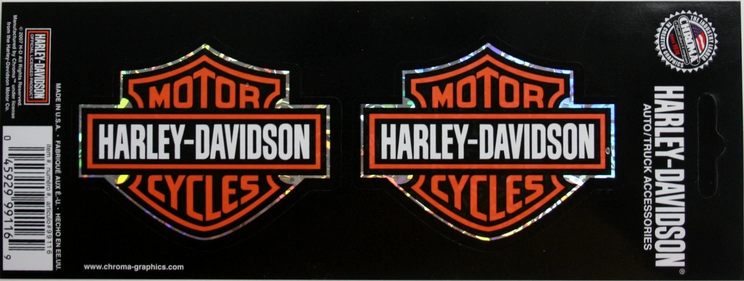 Bar Shield Decal for Harley Davidson Motorcycle (All Years)